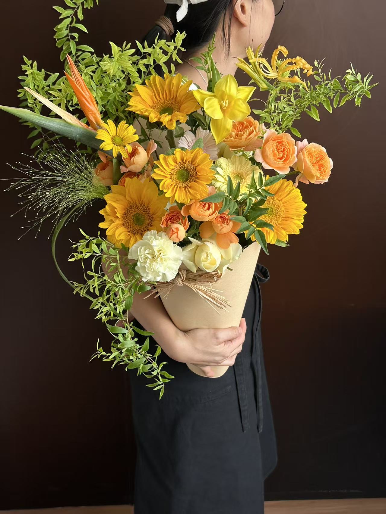 杭州秋日生日与朋友花束合集｜向日葵、粉紫白、蓝粉紫真实作品