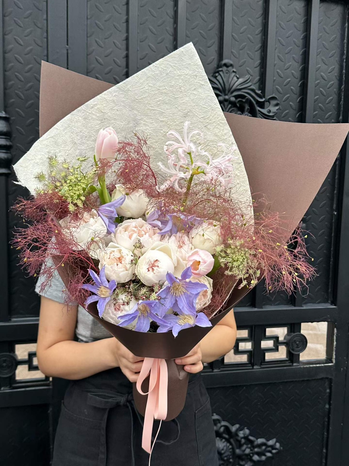 杭州白粉紫小众花束实拍｜生日、纪念日和送女朋友花礼